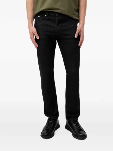 Blugi Boss cu autograf negru