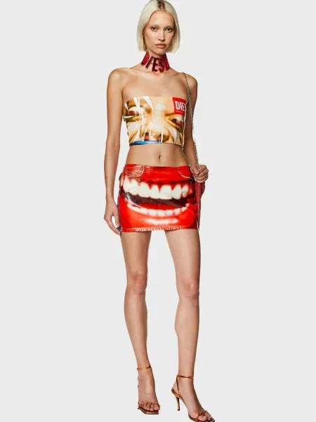 Спідниця міні Diesel червона