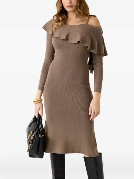 Rochie Guess tricotate maro