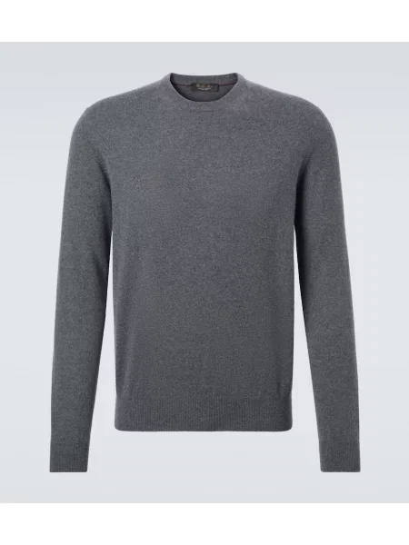 Pulover Loro Piana din cașmir gri