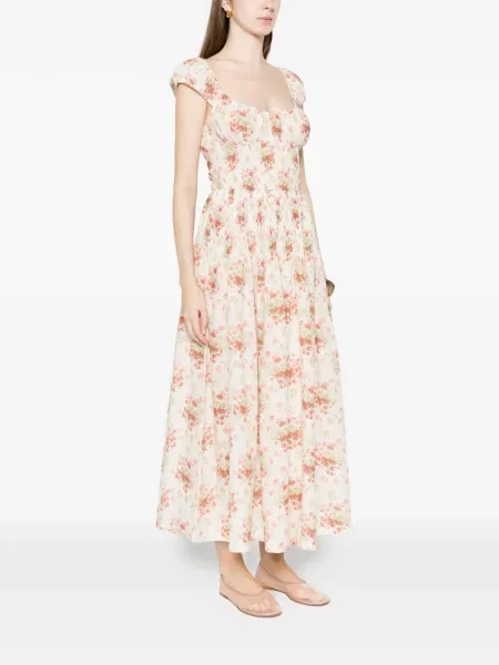 Rochie midi Dôen cu imagine de costum