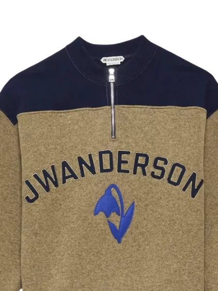 Hanorac cu fermoar Jw Anderson cu autograf
