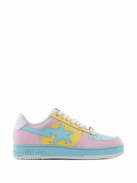 Sneakerși A Bathing Ape® din piele roz