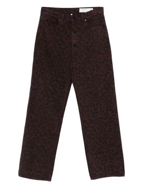 Blugi Rag & Bone cu imagine cu model leopard maro