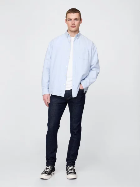 Suh skinny fit kavbojke Gap črna