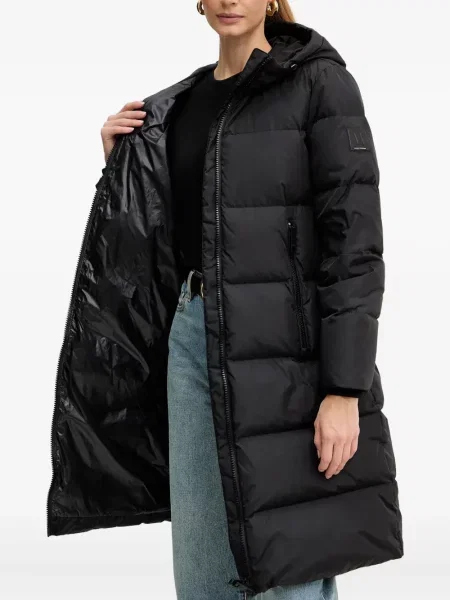 Geacă Armani Exchange cu glugă negru