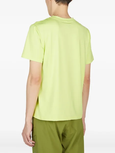 Tricou Ostrya cu decolteu în U verde