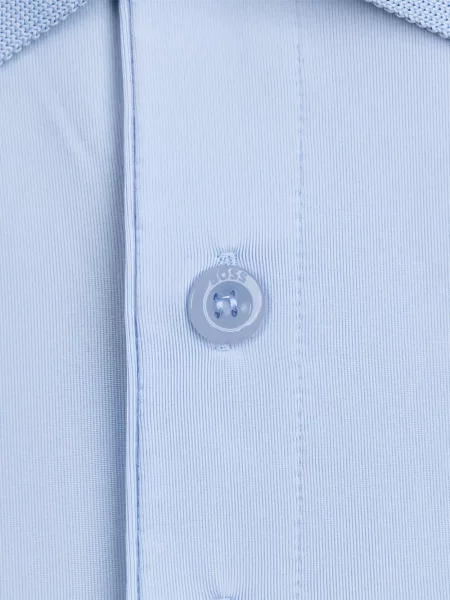Tricou polo Boss cu imagine albastru