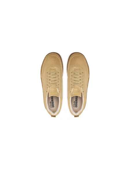 Tenisice Clarks Boxbee Lace. Svijetlo bež