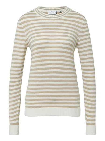 Comma casual identity Svetr béžová bílá