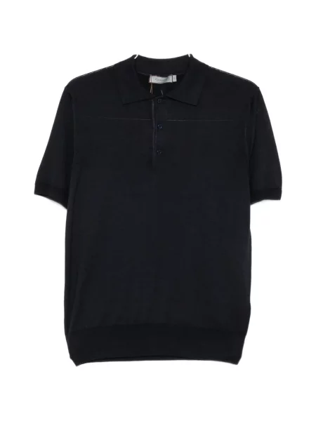 Tricou polo Canali albastru