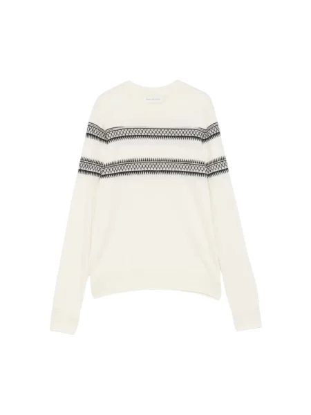 Sweter Dries Van Noten biały
