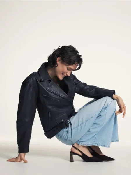 Замшевые туфли Reserved коричневые