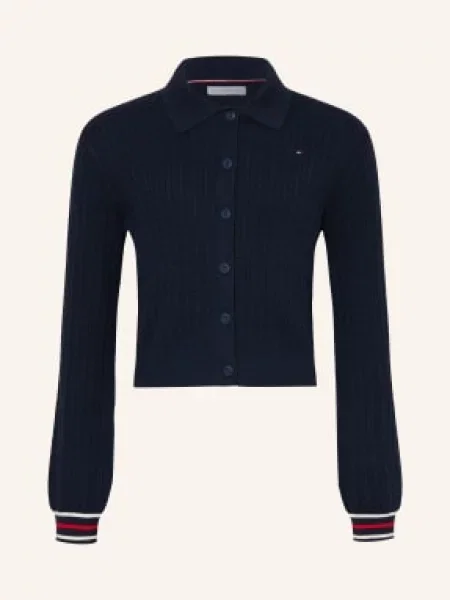 Tommy Hilfiger Pletený Svetr tmavě modrá