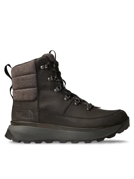 Кожени ниски обувки The North Face черно