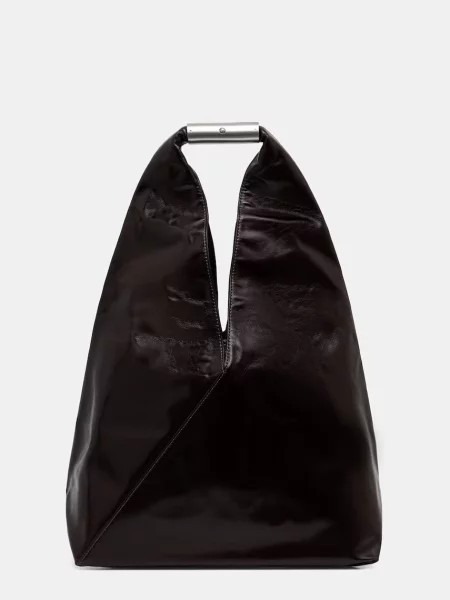 Bőr kézitáska Mm6 Maison Margiela barna