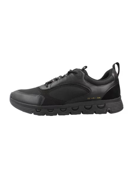 Sneakersy Geox skórzane czarne