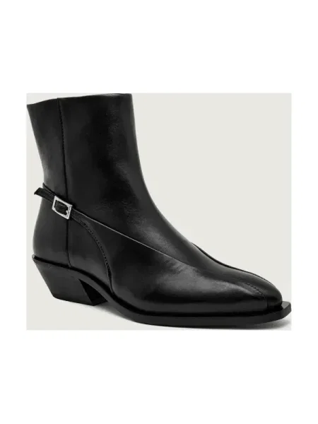 Alohas De piele botine LIZZIE negru