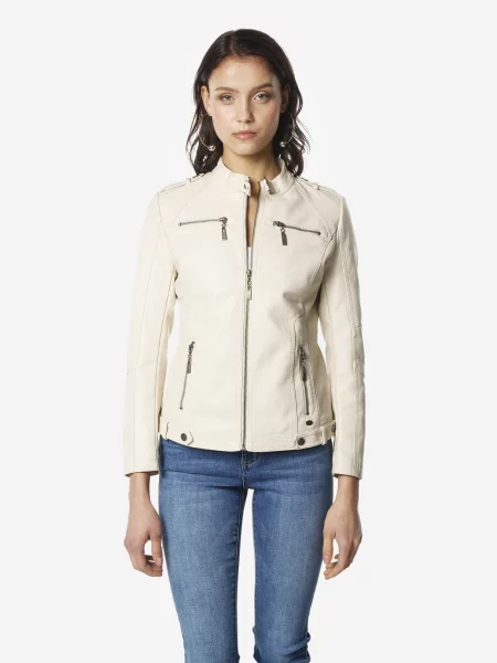 KOROSHI Geacă de primăvară-toamnă murdar alb