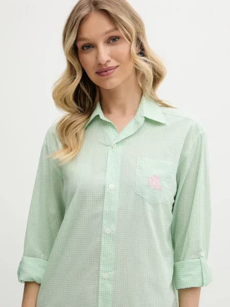 Ночная рубашка Lauren Ralph Lauren зеленая