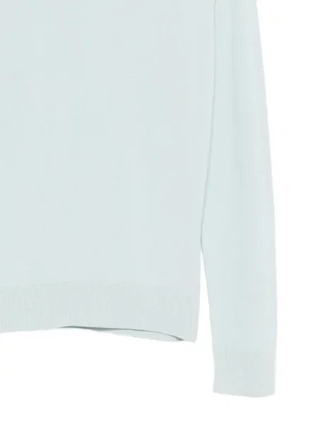 Пуловер Alpha Studio с кръгло деколте синьо