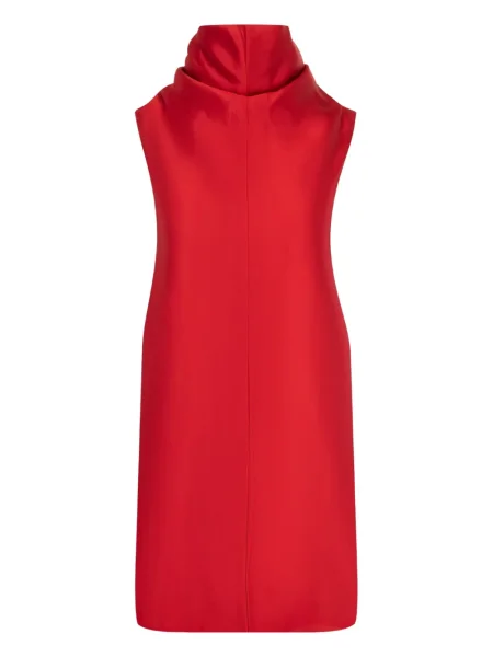 Rochie mini Khaite fără mâneci de costum roșu