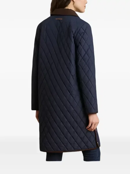 Ватиран яке Lauren Ralph Lauren синьо