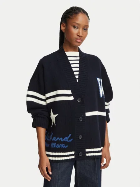 Weekend Max Mara Kardigan Belgio granatowy
