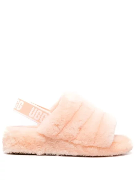 Papuci Ugg cu autograf roz