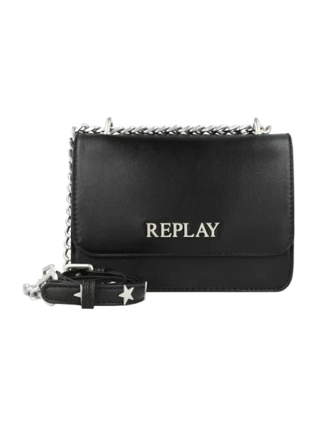 Torebka crossbody Replay z logo czarna