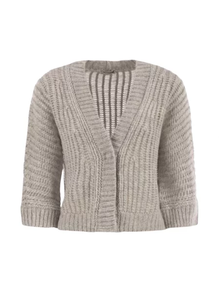 Kardigan Peserico wełniany szary