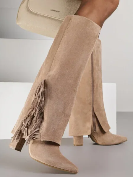 Cizme Linafela închis bej