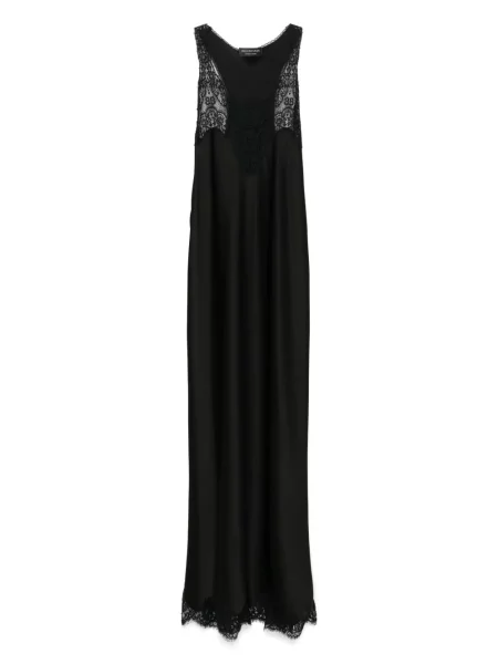 Rochie midi Balenciaga din satin negru