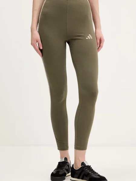 Adidas legginsy zielone