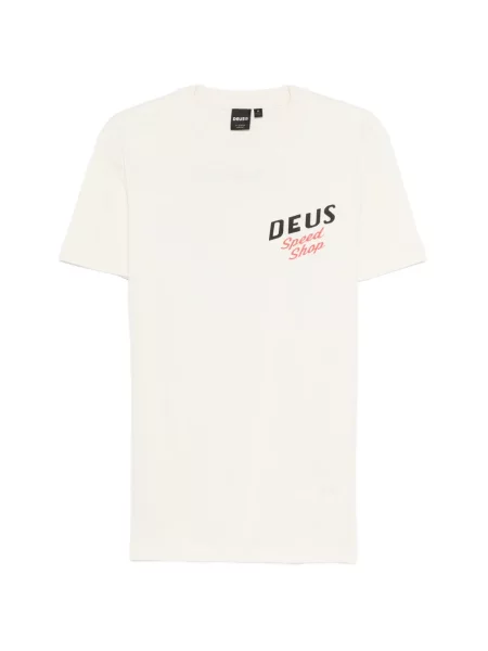 Grafic tricou Deus Ex Machina alb