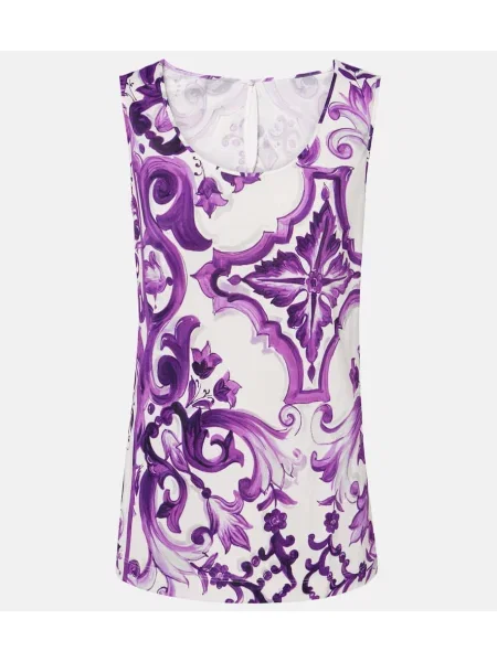 Top Dolce&gabbana din jerseu violet