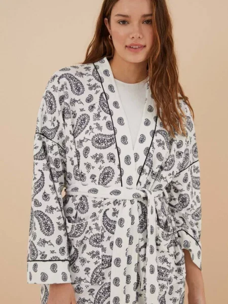 Халат women'secret Mix & Match бежово