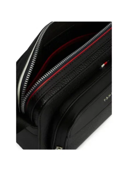 Crossbody taška Tommy Hilfiger s autogramem černá