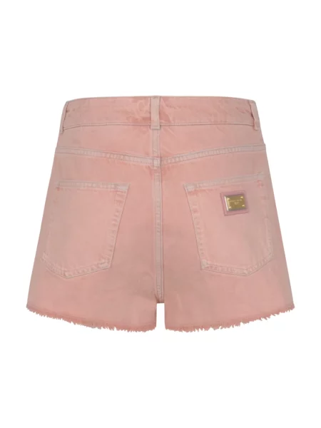 Szorty jeansowe Dolce And Gabbana retro różowe