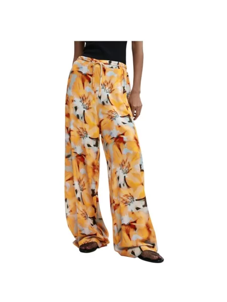 Pantaloni Desigual galben