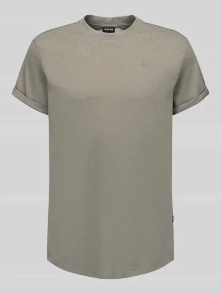 T-shirt z detalem z logo G-star Raw oliwkowa