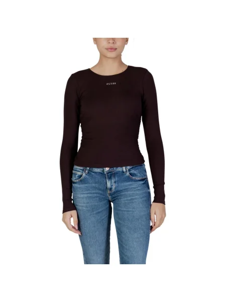 Tricou mânecă lungă Guess maro