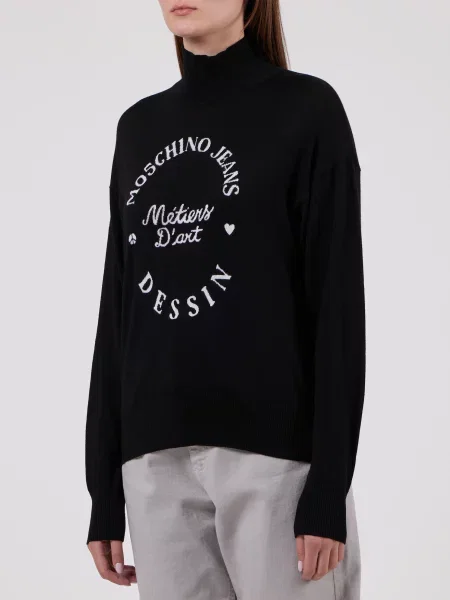Свитер Moschino Jeans черный