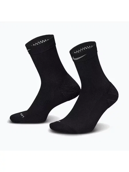 Ponožky Nike Running Lightweight Micro Crew black/pure platinum/smoke grey černé