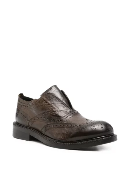 Pantofi loafer Leqarant din piele maro