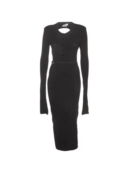Rochie midi The Attico negru