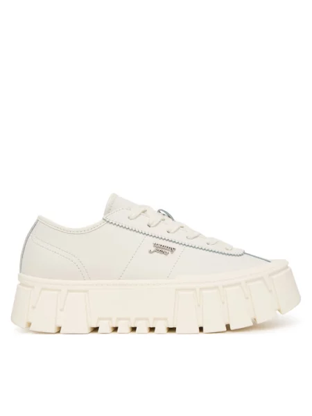 Tommy Jeans Laisvalaikio batai Tjw Platform Sneaker Leather Lc balta