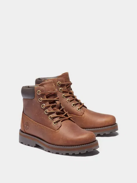 Детские ботинки Timberland коричневые