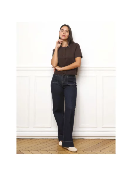 Pulover La Modeuse maro