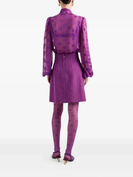 Fusta mini Dolce & Gabbana violet